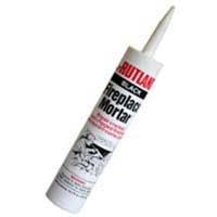 Easy to apply with a caulking gun and will last for years. Fireplace Mortar Buff 11oz