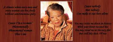 10 most famous poems by maya angelou