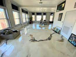 metallic epoxy flooring services