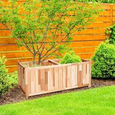 Cedar Wood Garden Box And Herb Planter
