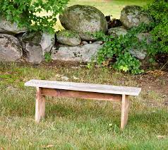 Garden Bench Made With Reclaimed Wood