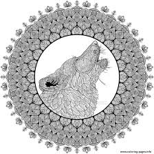 There are tons of great resources for free printable color pages online. Mandala Animal Adult Difficult Wolfe Coloring Pages Printable
