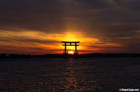 Bentenjima - The torii of the setting sun