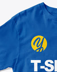 T Shirt Mockup In Apparel Mockups On Yellow Images Object Mockups