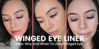 how and when to do a winged eyeliner