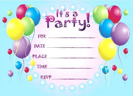Invitation Card Design Birthday Party Guluca