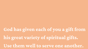 four ways to use your spiritual gifts