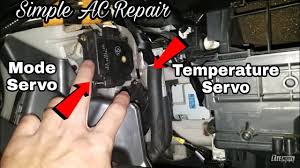 I had my local repair shop install a new ac compressor. Ac Temperature And Mode Servo Motor Replacement Lexus Is300 Youtube