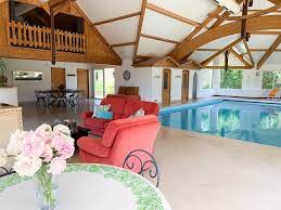 villa with large private indoor pool