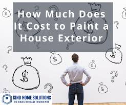 cost to paint a house exterior