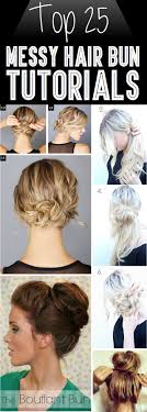 So if you want a piece of the action but aren't sure how to do a messy bun, you're in luck as this updo is one of the easiest hairstyles around (seriously, even total hair newbies can master this look!). Top 25 Messy Hair Bun Tutorials Perfect For Those Lazy Mornings Cute Diy Projects