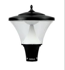 Black 25w Outdoor Led Post Top Light At