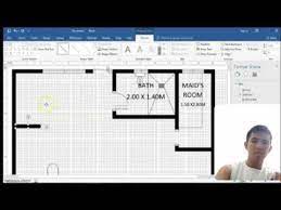 Make Floor Plan In Microsoft Word