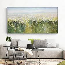Knife Flower Abstract Oil Painting Wall