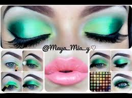 green eye makeup tutorial you