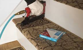 how to install carpet stair treads on