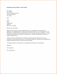 Resignation Letter Format And Sample Fresh Elegant Letter