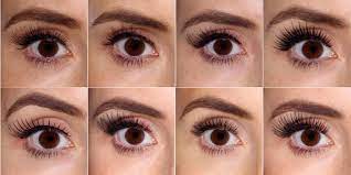 100 false lashes tested on one eye