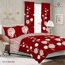 Red Duvet Set Or Complete Bedding Set
