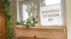 diy windowsill extension method easy