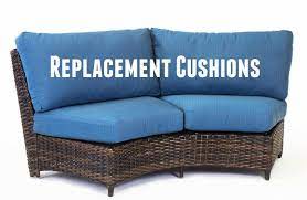 wicker loveseat replacement cushions