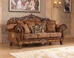 Wood Carved Sofa Sets Feature