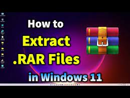 how to extract rar file in windows 11