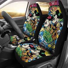 Minnie Mosaic Art Car Seat Cover