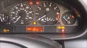 bmw e46 three yellow brake warning