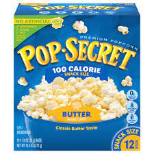 pop microwave popcorn er snack size