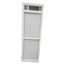 Polished Aluminum Hinged Door For