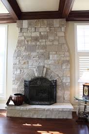 Natural Stone Fireplace Designs By