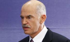 The Greek prime minister, George Papandreou. Many will suspect that his move has been driven by Greek politics and the need to bolster his fragile ... - George-Papandreou-001