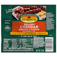 eckrich smoked sausage cheddar