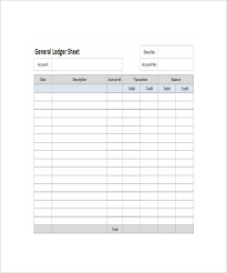Ledger Paper Template 7 Free Word Pdf Document Download