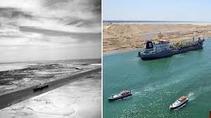 46 miles per hour), knocking it off course. Before And After A Look At Egypt S Suez Canal Past And Present Al Arabiya English