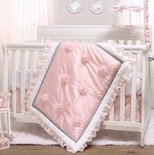 Cute Crib Bedding Set Pink Baby Girls 3