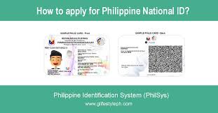 philippine national id how to apply
