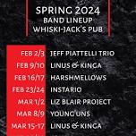 Whiski-Jacks Pub Spring Band Schedule