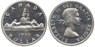 Coins And Canada 1 Dollar 1959 Canadian Coins Price