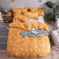 Bedding Sets Orange Quilt Cover With
