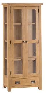 Classic Oak Display Cabinet