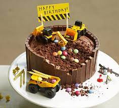 Digger Cake Ideas For Birthday gambar png