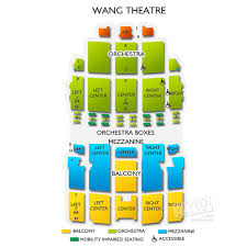 Wilbur Theater Seating Map Wang Theater Boston Capacity Citi