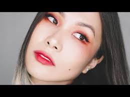 red eyeshadow makeup tutorial