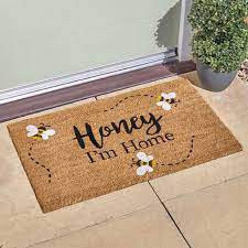 Honey I M Home Doormat 75cm