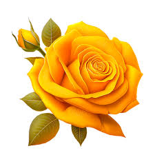 ai generative yellow rose flower