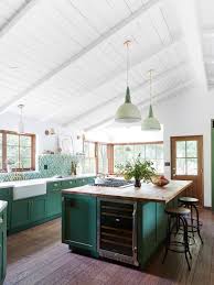 Sage green kitchen cabinets solution your via. You Ll Want An Emerald Green Kitchen After Seeing This California Renovation Architectural Digest