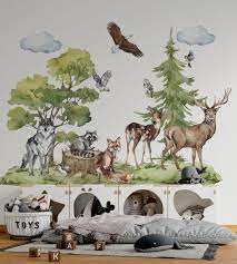 Forest Wall Decals Nursery Decal