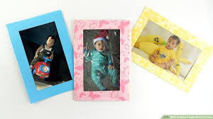 3 ways to make a paper picture frame